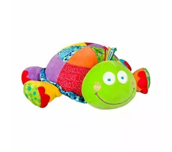 Pelúcia Infantil - 28 cm - Creck-Creck - Tartaruga Dora - Anjos Baby