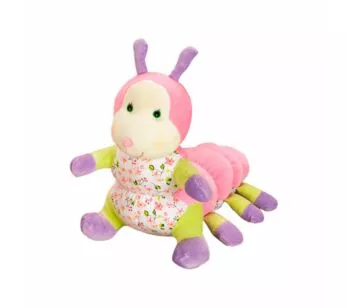 Pelúcia Infantil - 38 cm - Lagartinha Lili - Anjos Baby