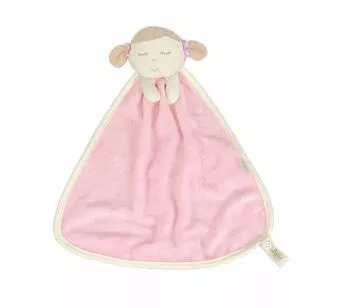 Naninha Atoalhada de Bebê com Prendedor - Boneca - Anjos Baby