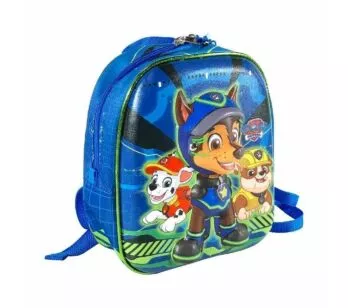 Lancheira 3D Infantil - Patrulha Canina - Chase Spy - Azul - P - Maxtoy