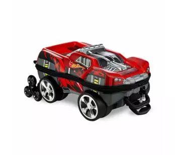 Mochila 3D de Rodinhas Infantil - Hot Wheels - Dawgzilla - Vermelho - Maxtoy