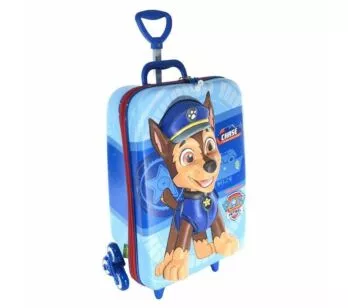 Mochila 3D de Rodinhas Infantil - Patrulha Canina - Chase - Maxtoy 