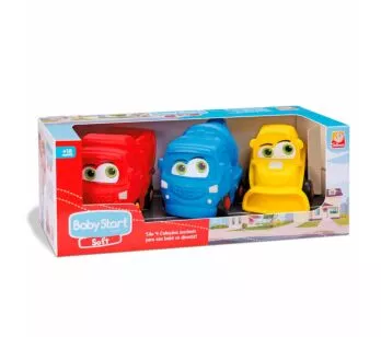 Carrinhos de Vinil - Baby Start Soft - Work - Silmar
