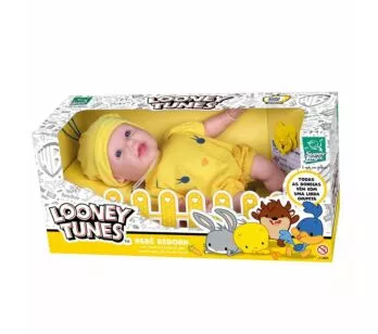 Boneca Bebê - Reborn Looney Tunes - Piu Piu - Super Toys