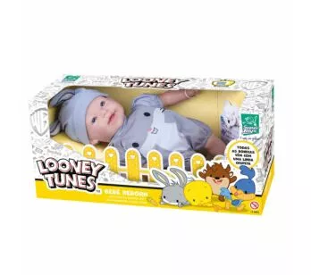 Boneca Bebê - Reborn Looney Tunes - Pernalonga - Super Toys
