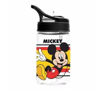 Garrafa Infantil Plástica - 350 ml - Disney - Mickey Mouse - Dermiwil