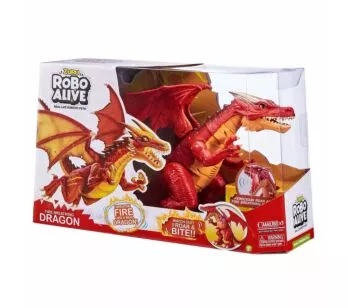 Figura Eletrônica com Movimento e Som - Robo Alive - Dragão de Fogo - Candide