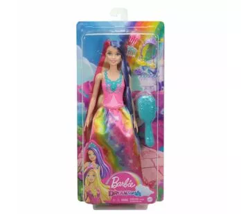 Boneca Articulada - Barbie Dreamtopia - Princesa Penteados Fantásticos - Mattel