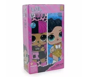 Quebra-Cabeça Infantil - 200 Peças - LOL Surprise Remix - Grow
