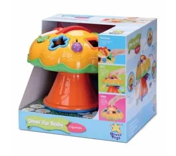 Conjunto de Atividades para Bebê - Diver For Baby - Cogumelo - Divertoys