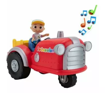 Veículo e Mini Boneco - CoComelon - Trator Musical e JJ - Candide