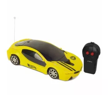 Carrinho de Controle Remoto - Hot Wheels - Dreamer - Amarelo - Candide