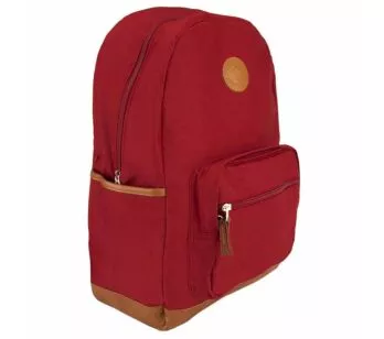 Mochila de Costas Juvenil - Clio Girls - Listrada - Bege e Preto - Clio Style
