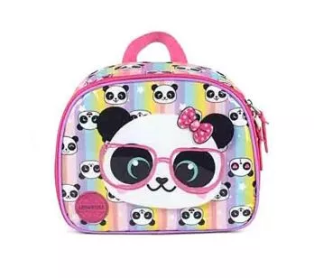 Lancheira Térmica Infantil - Up4you - Pandinhas - Rosa - Luxcel