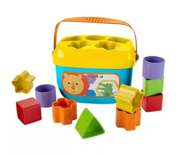 Formas de Encaixe - Balde Primeiros Blocos do Bebê - Fisher-Price