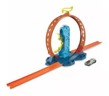 Conjunto Pista - Hot Wheels - Track Builder - Propulsor de Looping - Mattel