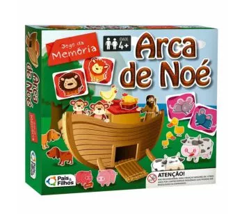 Jogo da Memória - Arca de Noé - 40 Peças - Pais e Filhos