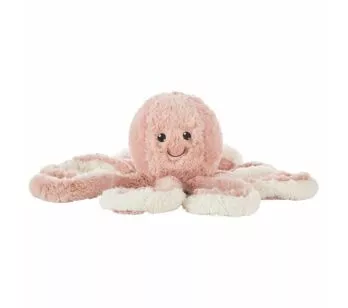 Pelúcia Infantil - 20 cm - Polvo Baby - Rosê - W.U. Bichos de Pelúcia