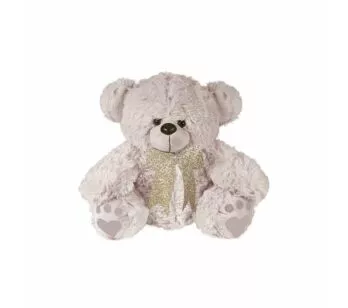 Pelúcia Infantil - 30 cm - Urso Baby - Areia - W.U. Bichos de Pelúcia