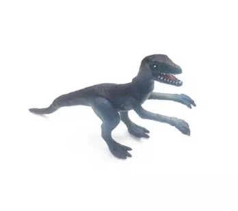 Figura Articulada - Mundo Dinossauro - Velociraptor de Vinil - DB Play