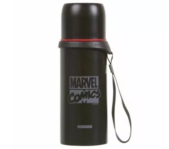 Garrafa Infantil Aço - Térmica - 350 ml - Marvel Comics - Dermiwil