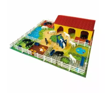 Conjunto de Figuras e Cenário - Minha Fazenda - 41 peças - Nig Brinquedos