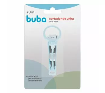 Cortador de Unha para Bebê com Lupa - Azul - Buba