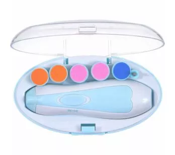 Kit Cuidados para Bebê - Lixa de Unha Elétrico - Azul - Buba