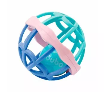 Chocalho para Bebê - Baby Ball - Cute Colors - Rosa - Buba