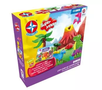 Livro interativo - Super Massa - Aventura na Terra dos Dinos - Estrela