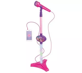 Microfone Infantil com Pedestal - Barbie Dreamtopia - Fun Divirta-se