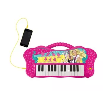 Teclado Musical Infantil - Barbie Dreamtopia - Fabuloso - Fun Divirta-se