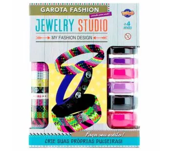 Kit Bijuterias Infantil - DIY - Jewelry Studio - Pulseiras - Toyng