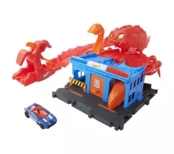 Conjunto Lançador e Pista - Hot Wheels City - Ataque do Escorpião Flex - Mattel
