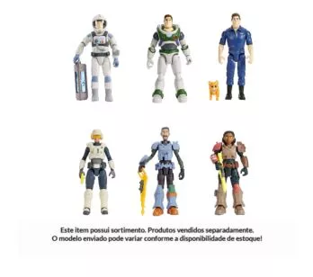 Boneco com Acessório - 13 cm - Disney-Pixar - Filme Lightyear - Sortido - Mattel