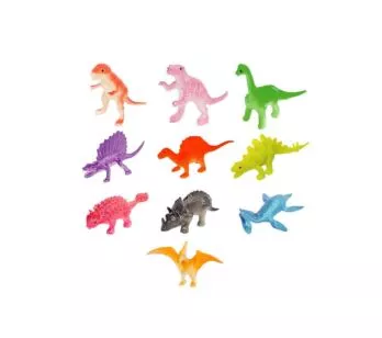 Kit Mini Figuras - Coleção Zoo Dino - Dinossauros - Polibrinq