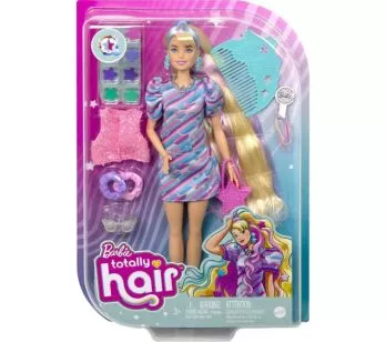 Boneca Articulada e Acessórios - Barbie Totally Hair - Estrela - Mattel