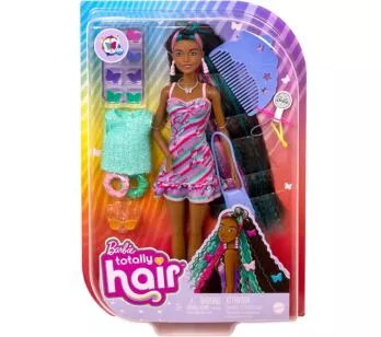 Boneca Articulada e Acessórios - Barbie Totally Hair - Borboleta - Mattel