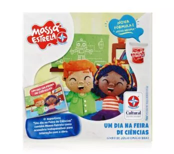 Livro interativo - Massa Estrela - Um Dia na Feira de Ciências - Estrela