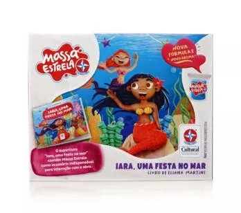Livro interativo - Massa Estrela - Iara Uma Festa no Mar - Estrela