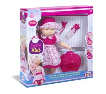 Boneca de Vinil - 48 cm - Bebê Xixi - OMG Kids
