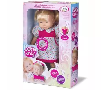 Boneca Interativa - 48 cm - Baby Canta Canções - OMG Kids