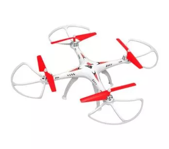 Drone Infantil - Vectron - Quadricóptero - Branco - Polibrinq