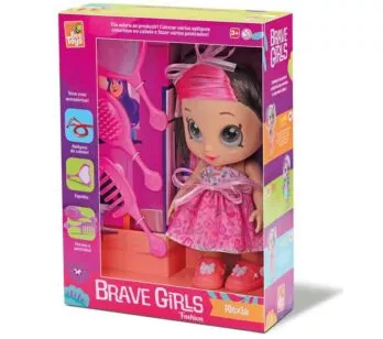 Boneca de Vinil - Brave Girls Fashion - Alexis - Bee Toys