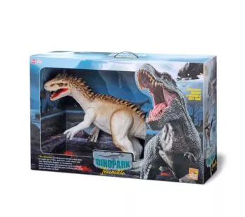 Figura de Vinil - 74 cm - DinoPark - Invencible T-Rex Branco - Bee Toys