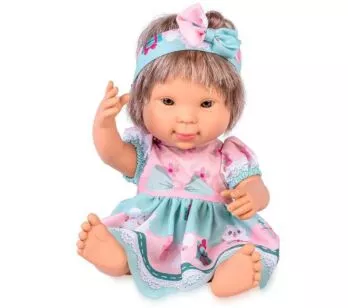 Boneca de Vinil - 37 cm - Coleção Down - Loira - Cotiplás