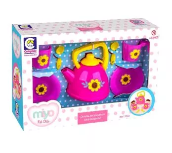 Conjunto Utensílios Infantil - Miyo - Kit Chá - 07 Peças - Cotiplás