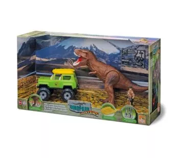 Figura e Veículo - DinoPark Hunters - Journey - T-Rex - Bee Toys