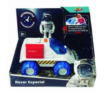 Veículo e Mini Boneco - Astronautas - Rover Espacial - Fun Divirta-se