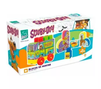 Blocos de Montar - Scooby-Doo - Máquina do Mistério - 20 peças - Super Toys